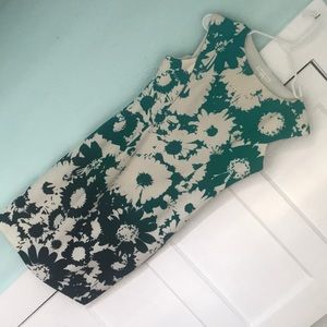 Green flower dress